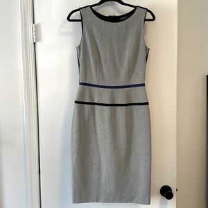 Antonio Melani, Grey and Blue Dress, Size 4, Excellent Condition!